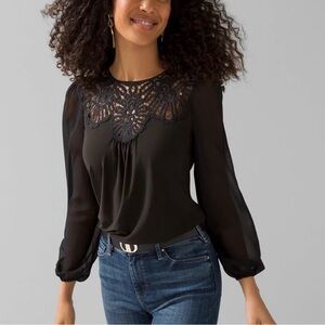 White House black market blouse